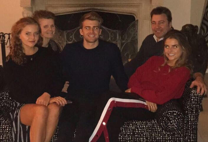 Russell Bamford with his family.
